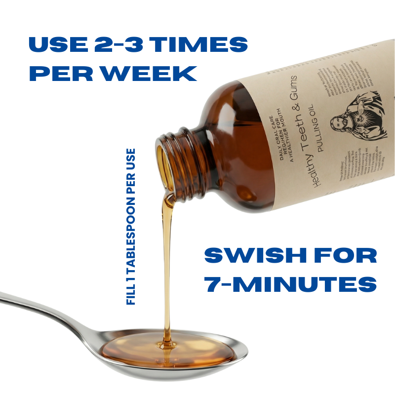 All-In-One Natural Oil Pulling Rinse