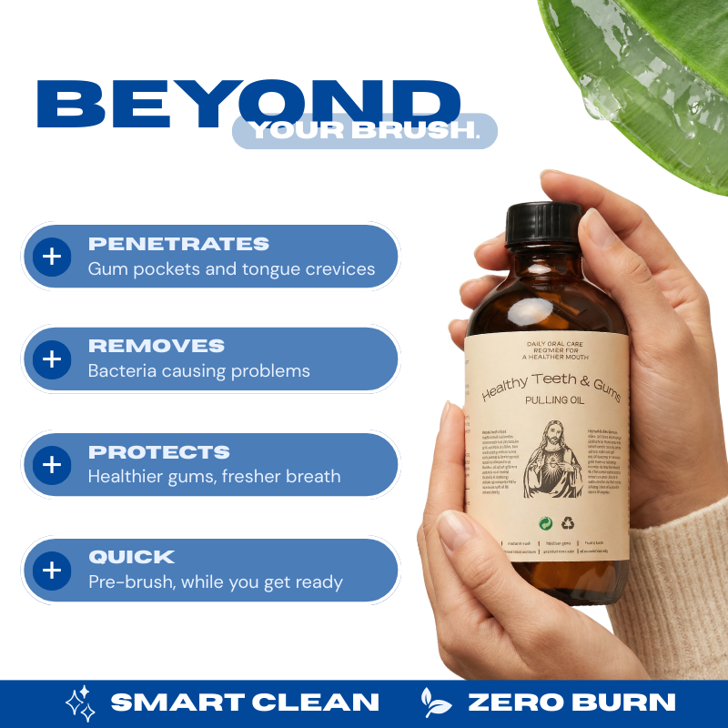 All-In-One Natural Oil Pulling Rinse