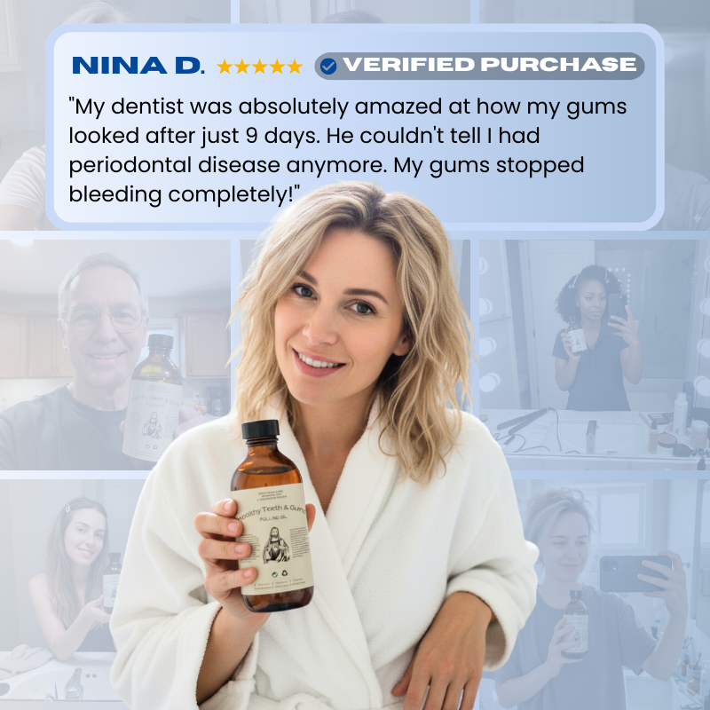 All-In-One Natural Oil Pulling Rinse