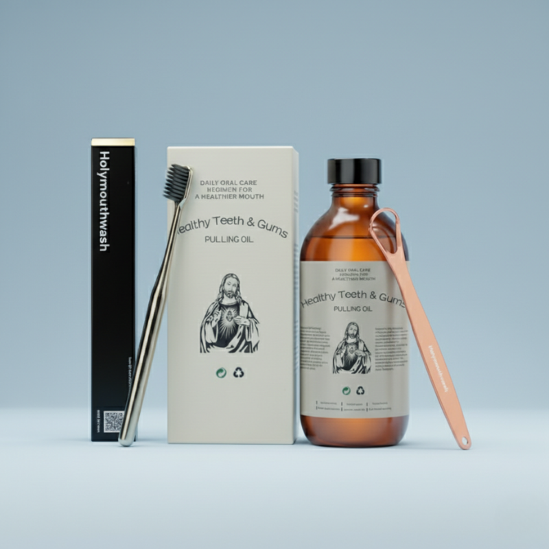 All-In-One Natural Oil Pulling Rinse