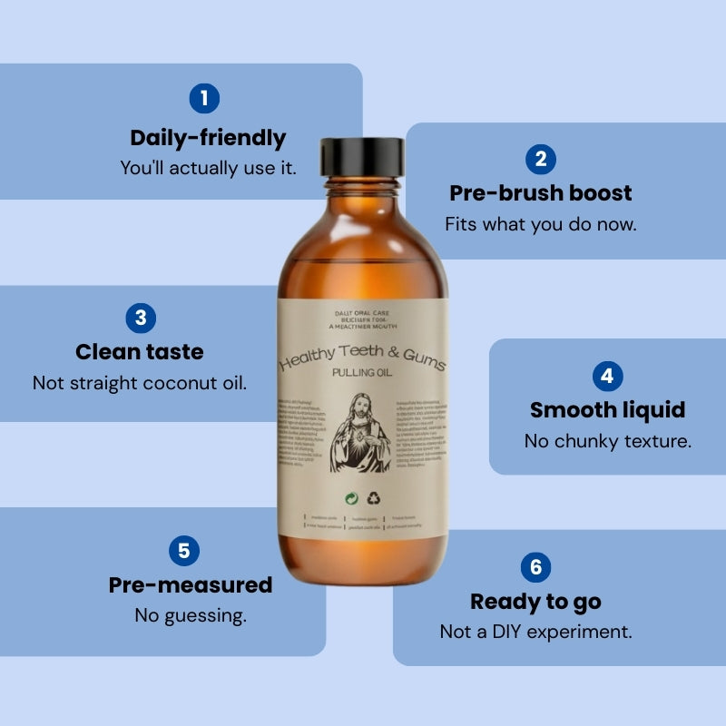 All-In-One Natural Oil Pulling Rinse