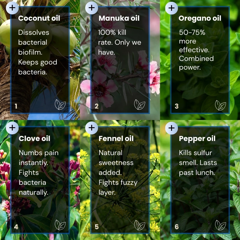 All-In-One Natural Oil Pulling Rinse