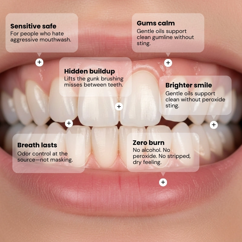 All-In-One Natural Oil Pulling Rinse