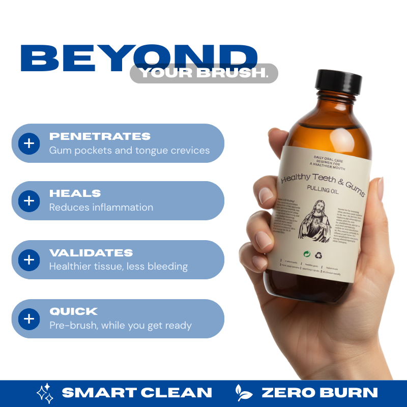 All-In-One Natural Oil Pulling Rinse