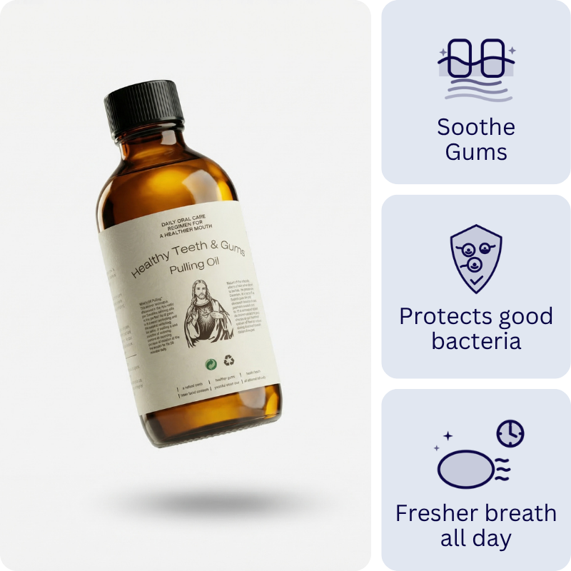 All-In-One Natural Oil Pulling Rinse